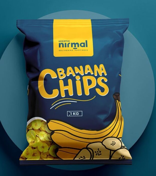 Banana Chips Packaging Design _ Food Packaging Design